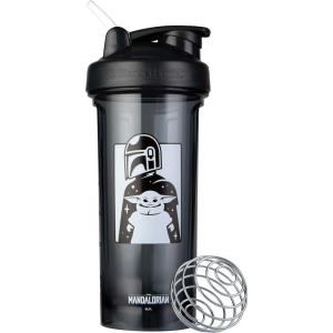 imageBlenderBottle Star Wars Shaker Bottle Pro Series Perfect for Protein Shakes and Pre Workout 28Ounce Darth Vader Helmet Pack of 1Mandalorian  Child