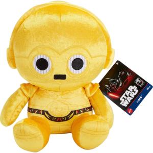 imageMattel Star Wars Return of the Jedi Snug Club Plush Toy Princess Leia Soft Character Doll 40th Anniversary Collectible Approx 7inchC3PO