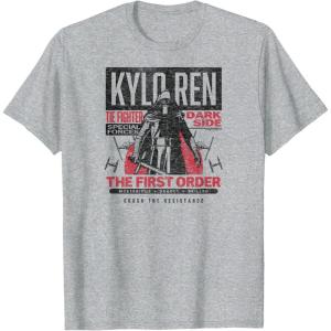 imageStar Wars  Kylo Ren First Order TShirtHeather Grey
