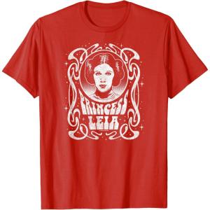 imageStar Wars  Princess Leia Art Nouveau TShirtRed