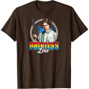 imageStar Wars  Princess Leia TShirtBrown