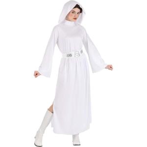 imageStar Wars Adult Princess Leia Hooded Costume Womens Halloween Costume  Officially LicensedExtra Small