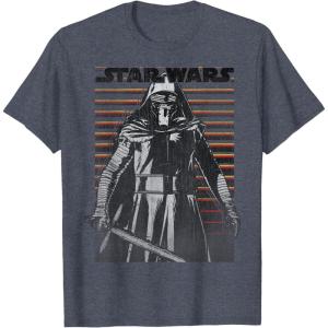imageStar Wars Force Awakens Kylo Ren One TShirtHeather Blue