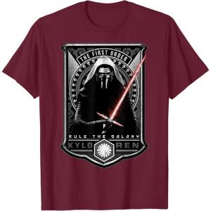 imageStar Wars Galaxy Order Kylo Ren Poster TShirtBurgundy