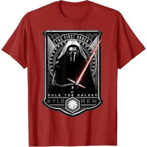 imageStar Wars Galaxy Order Kylo Ren Poster TShirtCranberry Red