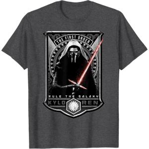 imageStar Wars Galaxy Order Kylo Ren Poster TShirtDark Heather Grey