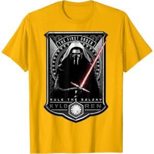 imageStar Wars Galaxy Order Kylo Ren Poster TShirtGolden Yellow