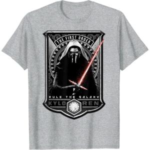 imageStar Wars Galaxy Order Kylo Ren Poster TShirtHeather Grey