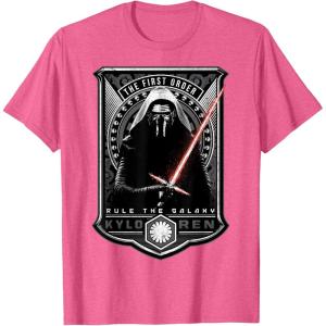 imageStar Wars Galaxy Order Kylo Ren Poster TShirtPink Heather