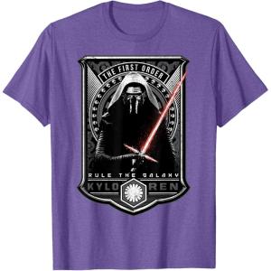 imageStar Wars Galaxy Order Kylo Ren Poster TShirtPurple Heather