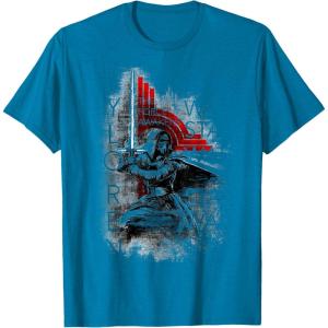 imageStar Wars Kylo Ren Action Sketch TShirtSapphire Blue
