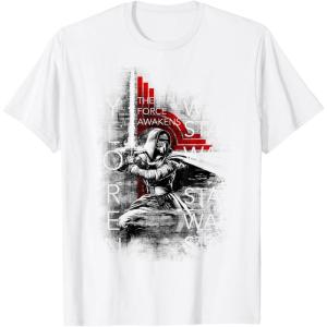 imageStar Wars Kylo Ren Action Sketch TShirtWhite