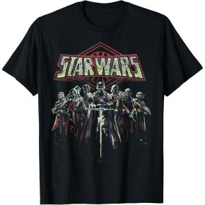 imageStar Wars Kylo Ren And The Elite Reds Portrait Logo TShirtBlack
