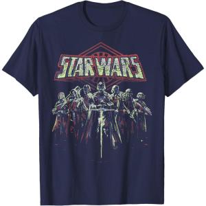 imageStar Wars Kylo Ren And The Elite Reds Portrait Logo TShirtNavy Blue