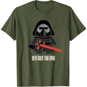 imageStar Wars Kylo Ren Ben Solo Too Long TShirtOlive Green