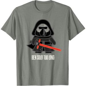 imageStar Wars Kylo Ren Ben Solo Too Long TShirtOlive Heather
