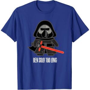 imageStar Wars Kylo Ren Ben Solo Too Long TShirtRoyal Blue