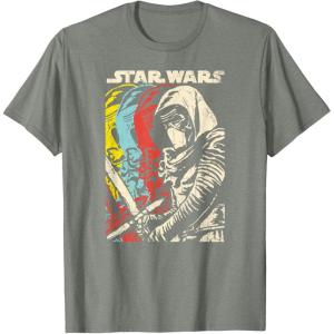 imageStar Wars Kylo Ren Episode 7 Color Copies Graphic TShirtOlive Heather