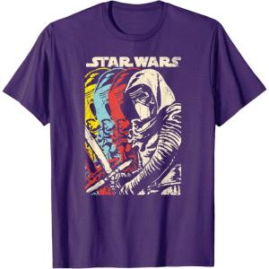 imageStar Wars Kylo Ren Episode 7 Color Copies Graphic TShirtPurple
