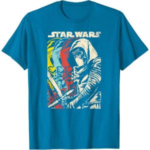 imageStar Wars Kylo Ren Episode 7 Color Copies Graphic TShirtSapphire Blue