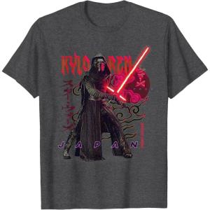 imageStar Wars Kylo Ren Japanese TShirtDark Heather Grey