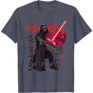 imageStar Wars Kylo Ren Japanese TShirtHeather Blue