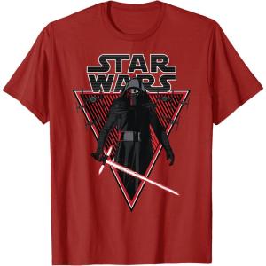 imageStar Wars Kylo Ren Lightsaber Poster TShirtCranberry Red