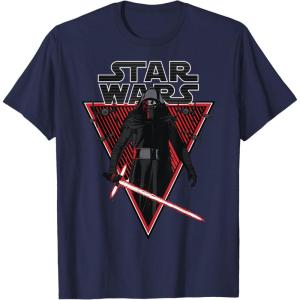 imageStar Wars Kylo Ren Lightsaber Poster TShirtNavy Blue