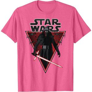 imageStar Wars Kylo Ren Lightsaber Poster TShirtPink Heather