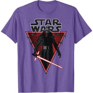 imageStar Wars Kylo Ren Lightsaber Poster TShirtPurple Heather