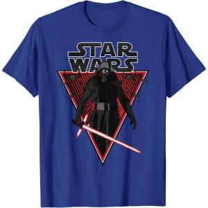 imageStar Wars Kylo Ren Lightsaber Poster TShirtRoyal Blue