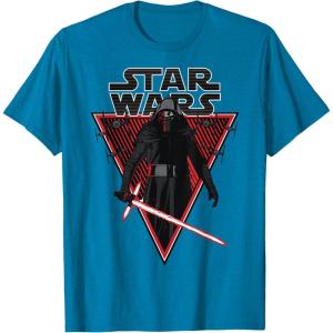 imageStar Wars Kylo Ren Lightsaber Poster TShirtSapphire Blue
