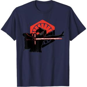 imageStar Wars Kylo Ren The Force Awakens First Order TShirt TShirtNavy Blue