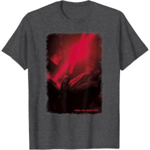imageStar Wars Kylo Ren Verses Rey Episode 7 Poster TShirt TShirtDark Heather Grey