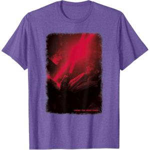 imageStar Wars Kylo Ren Verses Rey Episode 7 Poster TShirt TShirtPurple Heather