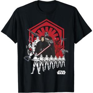 imageStar Wars Last Jedi Kylo Ren First Order Assemble TShirt TShirtBlack
