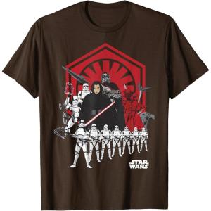 imageStar Wars Last Jedi Kylo Ren First Order Assemble TShirt TShirtBrown
