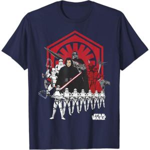 imageStar Wars Last Jedi Kylo Ren First Order Assemble TShirt TShirtNavy Blue