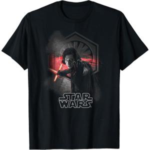 imageStar Wars Last Jedi Kylo Ren Wont Back Down Graphic TShirt TShirtBlack