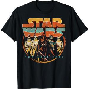 imageStar Wars Last Jedi Vintage Retro Kylo Ren Graphic TShirt TShirtBlack