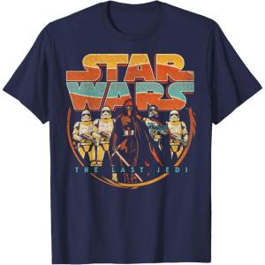 imageStar Wars Last Jedi Vintage Retro Kylo Ren Graphic TShirt TShirtNavy Blue