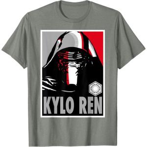 imageStar Wars The Force Awakens Kylo Ren Poster TShirtOlive Heather