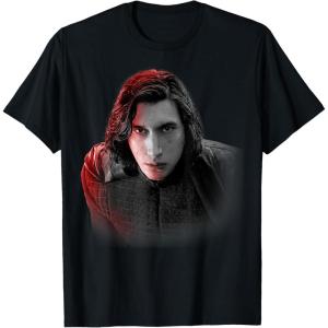 imageStar Wars The Last Jedi Kylo Ren Big Face TShirtBlack