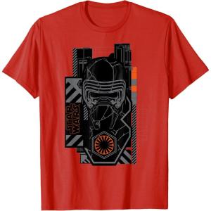 imageStar Wars The Rise of Skywalker Kylo Ren Badge TShirtRed