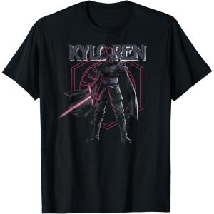 imageStar Wars The Rise of Skywalker Kylo Ren First Order Symbol TShirtBlack