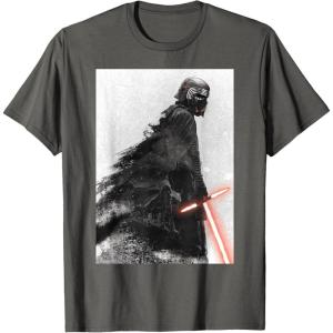 imageStar Wars The Rise of Skywalker Kylo Ren Memory TShirtAsphalt Grey