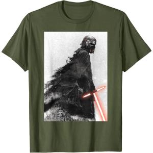 imageStar Wars The Rise of Skywalker Kylo Ren Memory TShirtOlive Green