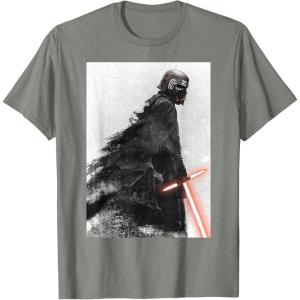 imageStar Wars The Rise of Skywalker Kylo Ren Memory TShirtOlive Heather