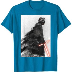 imageStar Wars The Rise of Skywalker Kylo Ren Memory TShirtSapphire Blue