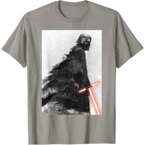 imageStar Wars The Rise of Skywalker Kylo Ren Memory TShirtSlate Grey